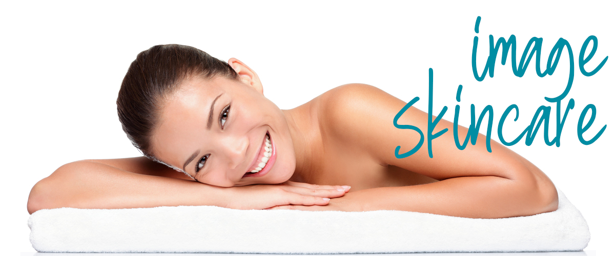 happy woman laying on her arm