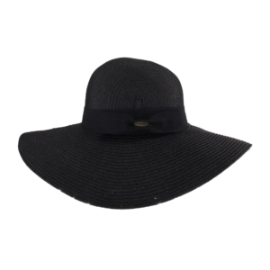 roll & go sun hat - black