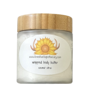 whipped body butter - coconut citrus