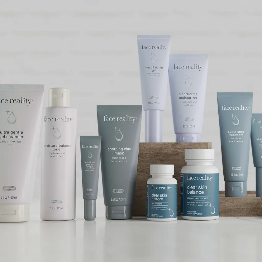 facereality acne skincare products